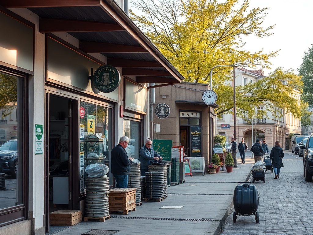 Wizualizacja nowoczesnego pociągu na zmodernizowanej linii kolejowej 25 Sandomierz – Padew, symbolizująca rozwój i nowe miejsca pracy.