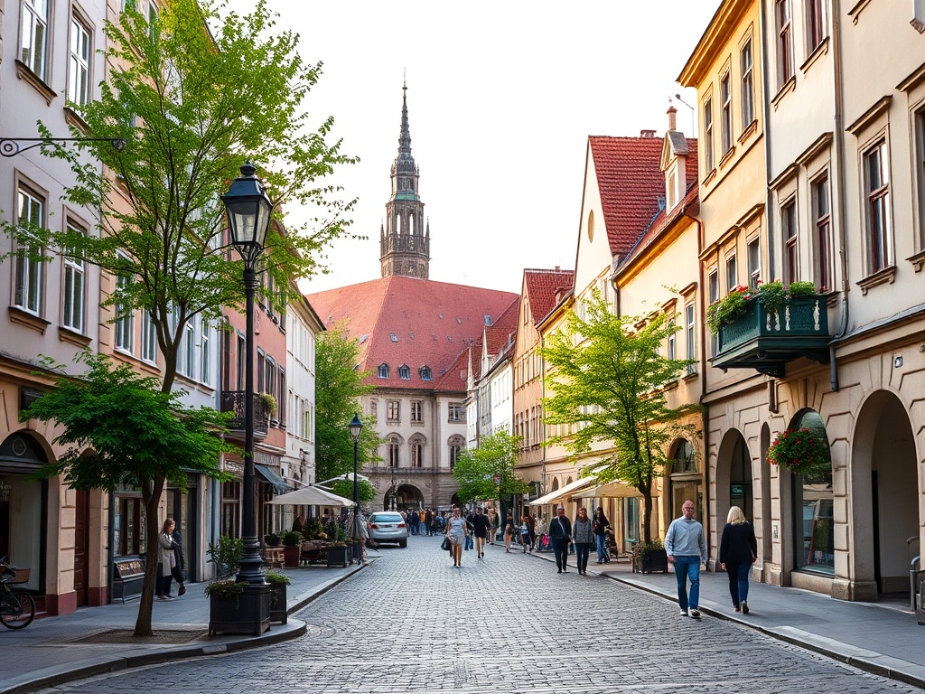 Sandomierz - symbol miasta łączący tradycję i nowoczesność, skupienie na kulturze i bezpieczeństwie